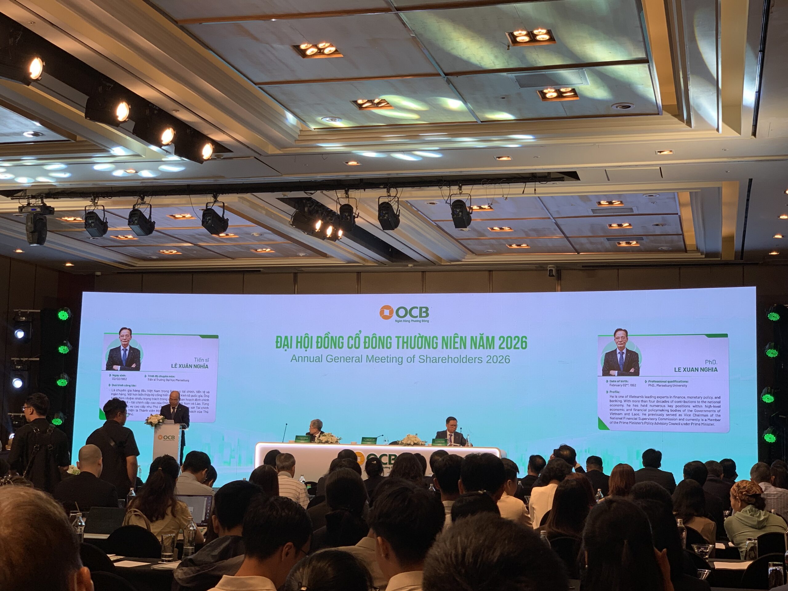 Tiến sĩ Lê Xuân Nghĩa tham gia Hội đồng quản trị Ngân hàng OCB