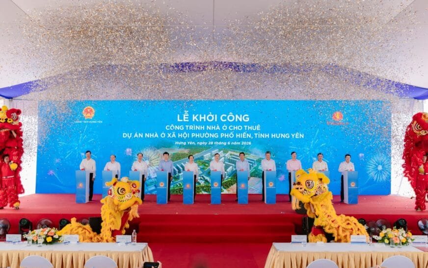 Vingroup khởi công công trình nhà ở cho thuê thuộc Dự án nhà ở xã hội tại Phố Hiến, Hưng Yên