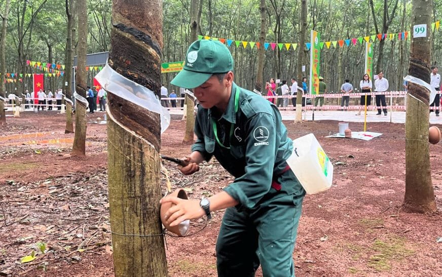 Hội thi Bàn tay vàng Cao su Đồng Nai 2026: Tôn vinh những người thợ giỏi và bệ phóng cho mục tiêu vượt 32.000 tấn mủ