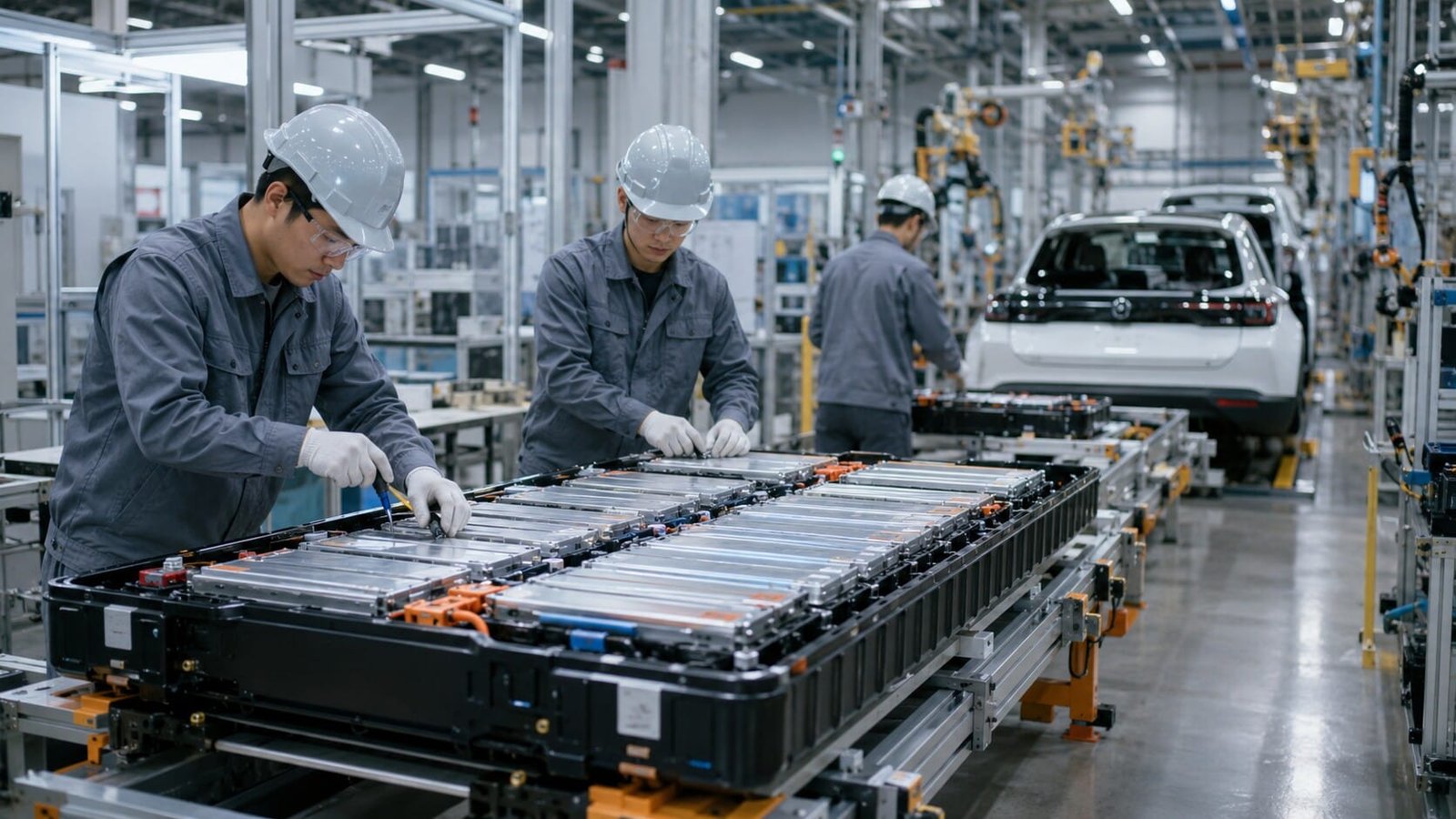 Quá trình sản xuất xe điện và bộ pin tạo ra “nợ carbon” ban đầu trước khi được bù dần trong giai đoạn sử dụng. (Ảnh minh họa)