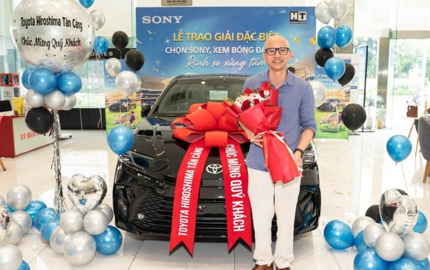 Từ màn ảnh đến cảm xúc: Sony khép lại mùa bóng đá bằng giải thưởng Toyota Camry tiền tỷ