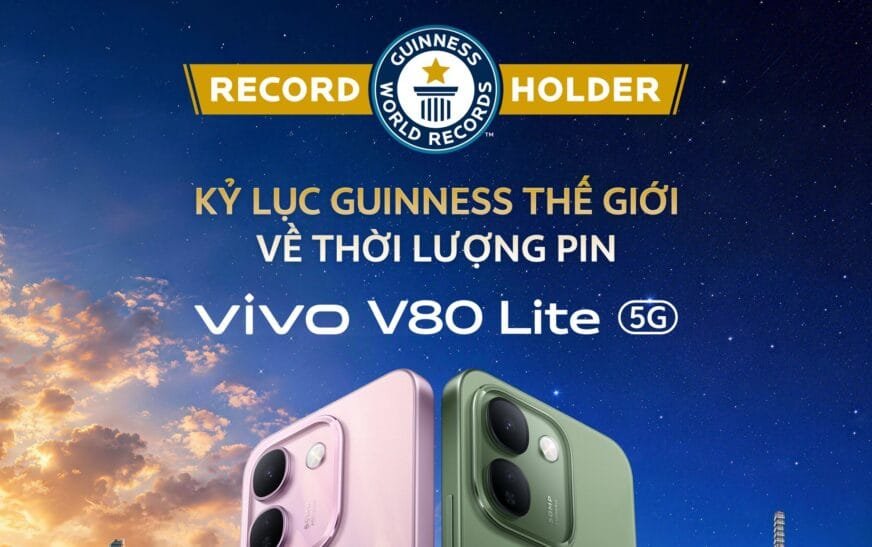vivo V80 Lite 5G đặt cược vào pin lớn cho người hay di chuyển