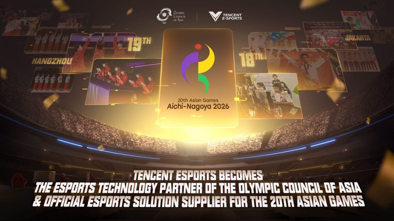 Tencent Esports công bố vai trò đối tác công nghệ esports của OCA và nhà cung cấp giải pháp chính thức cho Asian Games lần thứ 20 — Ảnh: Tencent Esports