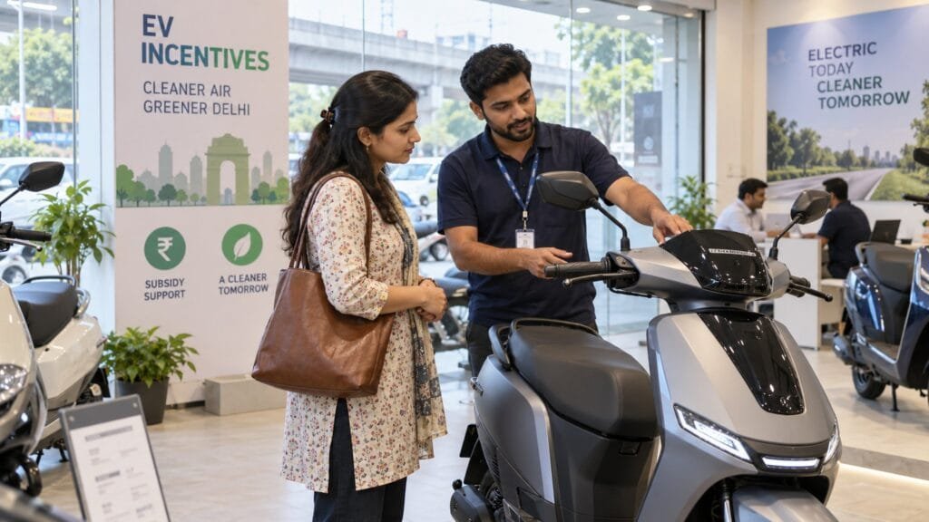 Delhi thử kéo xe điện vào đời sống bằng khoản hỗ trợ dễ nhìn thấy