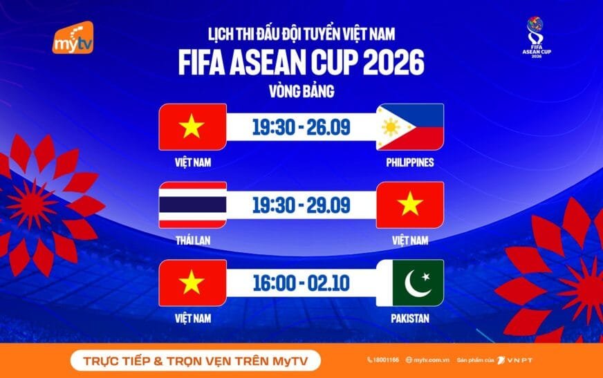 FIFA ASEAN Cup 2026 lên MyTV và cuộc đua giữ người xem