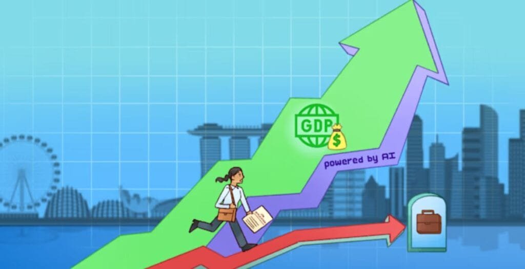 AI tạo tăng trưởng không cần thêm nhân lực: Nguy cơ tăng trưởng không việc làm tại Singapore