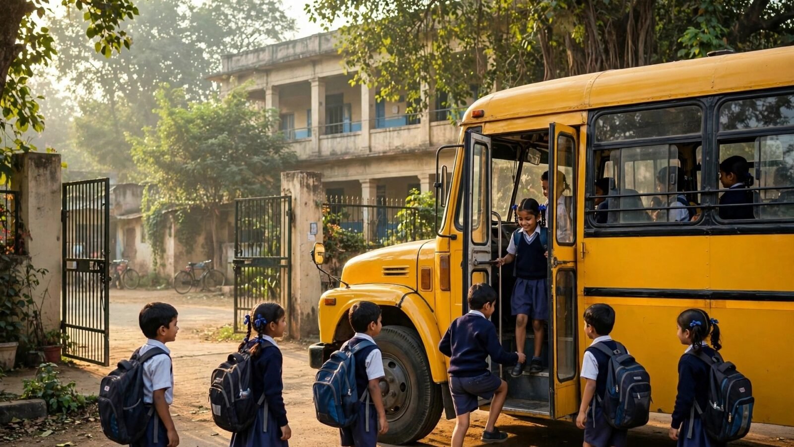 Xe buýt trường học: mảnh ghép bị lãng quên trong cuộc đua xe điện của Ấn Độ