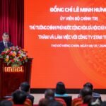 Thủ tướng Lê Minh Hưng phát biểu tại buổi làm việc với Unitel, thương hiệu của Viettel tại Lào